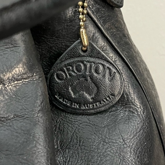 ORTON Black Leather Bucket Bag - Picture 6 of 12
